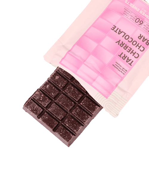 TART CHERRY CHOCOLATE | Bar - Soft Power Sweets