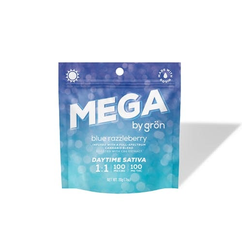 Mega Pearl Daytime Sativa | BLUE RAZZLEBERRY - Grön