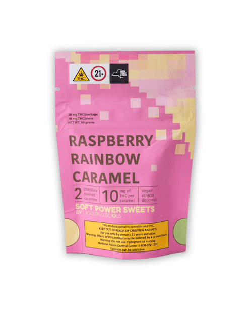 RASPBERRY ALMOND | Caramel - Soft Power Sweets